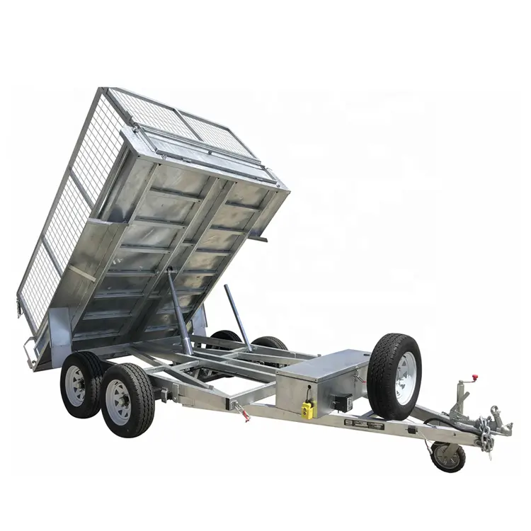 FLAT TOP TIPPING TRAILER 8x7 FT 3.5T Brand new