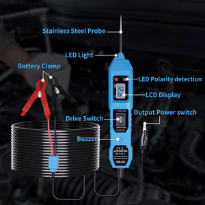 Probador de potencia de circuito automotriz multifunción de 6V a 24V CC con pantalla LCD - Product Image 2