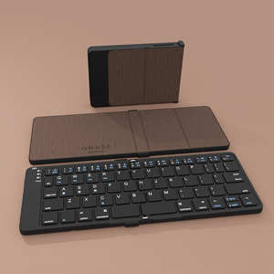 Teclado Bluetooth plegable Touchpad Aluminio Ultra Delgado Teclado plegable portátil Recargable para iOS iPads Android Ventana - Product Image 6