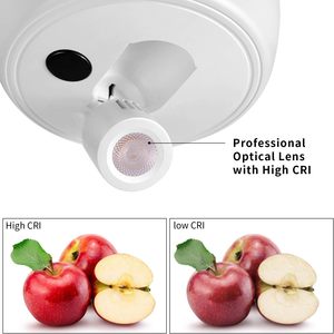 Tuodi kablosuz LED resim ışık uzaktan kumanda beyaz gölge ile oturma odası için dokunmatik kontrol - Product Image 4