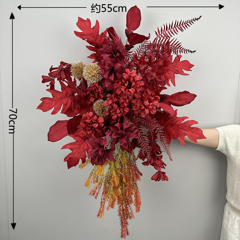 01 red-orange hanging flower