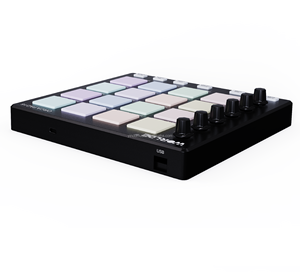 WORLDE Mini II Controlador de teclado MIDI USB portátil 16 Teclas Instrumento musical portátil ORCA PAD16 (Controlador MIDI)