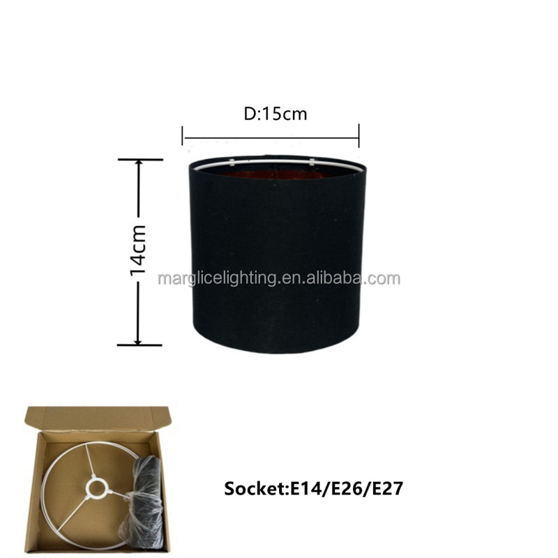 Cilindro nero-15 cm