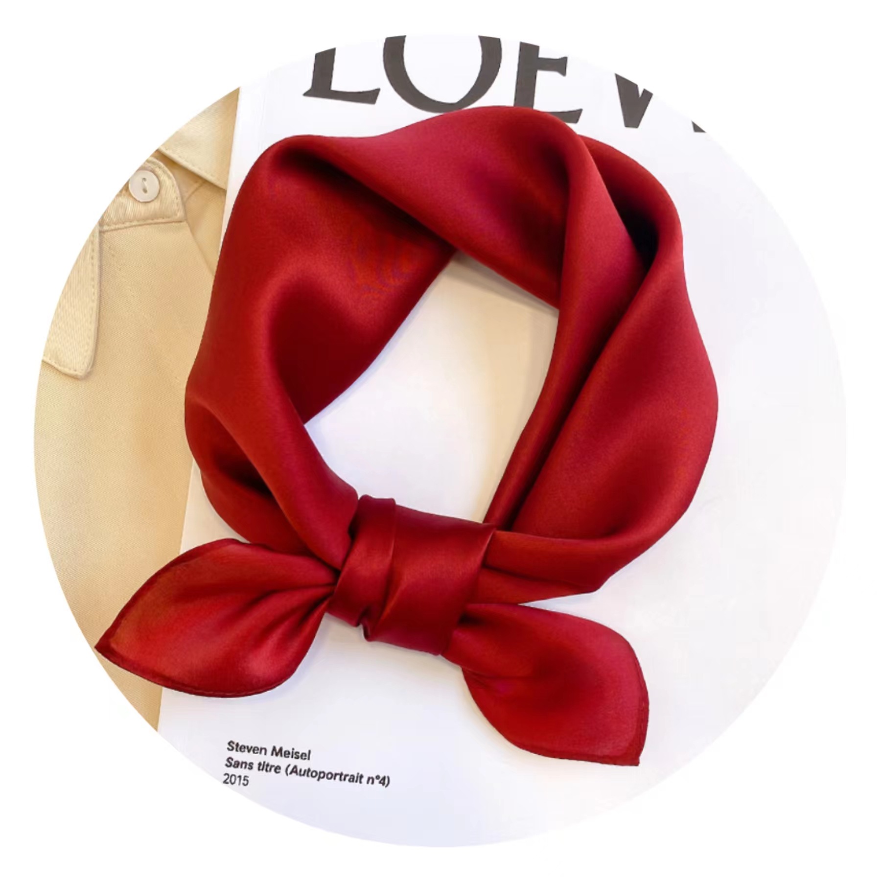 Burgundy 70 square-7070cm