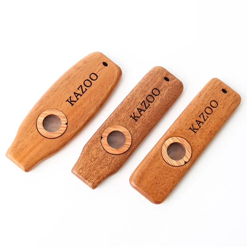 harmonium musical instrument wood kazoo Customized logo supply