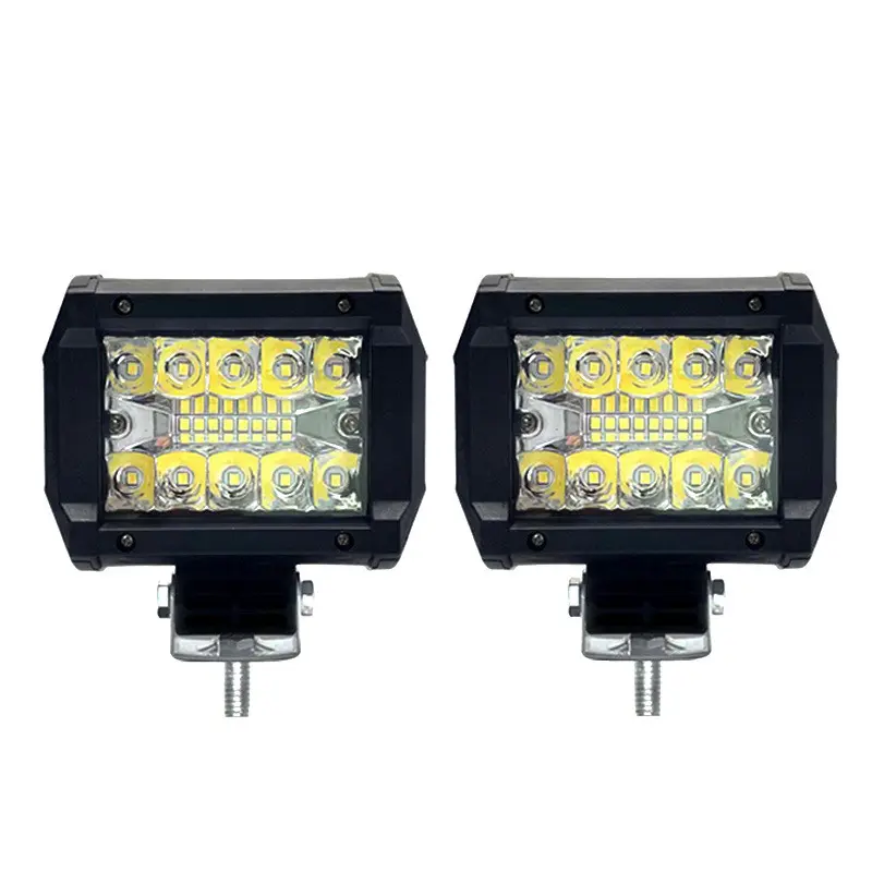 Barra LED para camión todoterreno Utv Syv vehículo todoterreno 4x4 barras de luz LED superbrillante de 4 pulgadas 60W