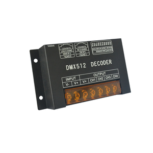 DC12-24V 4CH RGBW DMX512 Контроллер декодера для RGB/RGBW светодиодные полосы