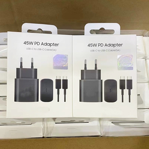 ที่ชาร์จโทรศัพท์มือถือแบบเดิม Type C 45W อะแดปเตอร์ชาร์จเร็วเป็นพิเศษปลั๊ก UK EU US สำหรับที่ชาร์จติดผนัง S24 Samsung - Product Image 5