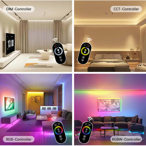Factory Series LED Strip Light <strong>Controller</strong> <strong>PWM</strong> RF Remote Control 30A Dimmer Single Color CCT RGB Touch and Color Box <strong>Design</strong> - Product Image 6
