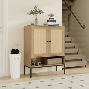 Modern 5 Tier ahşap ayakkabı raf Sunrise ayarlanabilir raflar alt Cubby depolama dolabı oturma odası otel veya giriş için