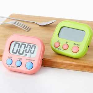 YIZHI Großer LCD-Bildschirm Benutzer definierte Zeit einstellung Digitaler Küchen-Timer Starker magnetischer Countdown-Countdown-Timer für Lernspiele Sport - Product Image 1