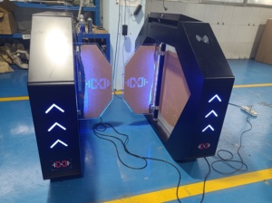 Gym <strong>Entry</strong> Point Security Attendance Security Access Control Gate QR Code Swing Barrier - Product Image 6