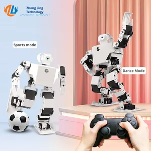 Robot bionico intelligente Arduino servizio di riconoscimento vocale a doppia gamba che balla la prevenzione degli ostacoli programmazione elettronica