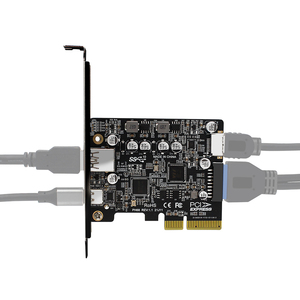 PCIe3.0 to USB3.2 Adapter Card Type-C Front 10Gbps <strong>PCI</strong> Express <strong>PCI</strong>-E USB 3.2 <strong>Controller</strong> Add on Card TypeE 19P/20P Expansion Card - Product Image 4