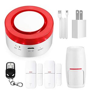 APP Control House Bewegungs melder Sensor Einbruch Signal gerät GSM-Sicherheit Alarm carbon Fiber Wireless Smart Home H1 Max 8 433MHz - Product Image 1