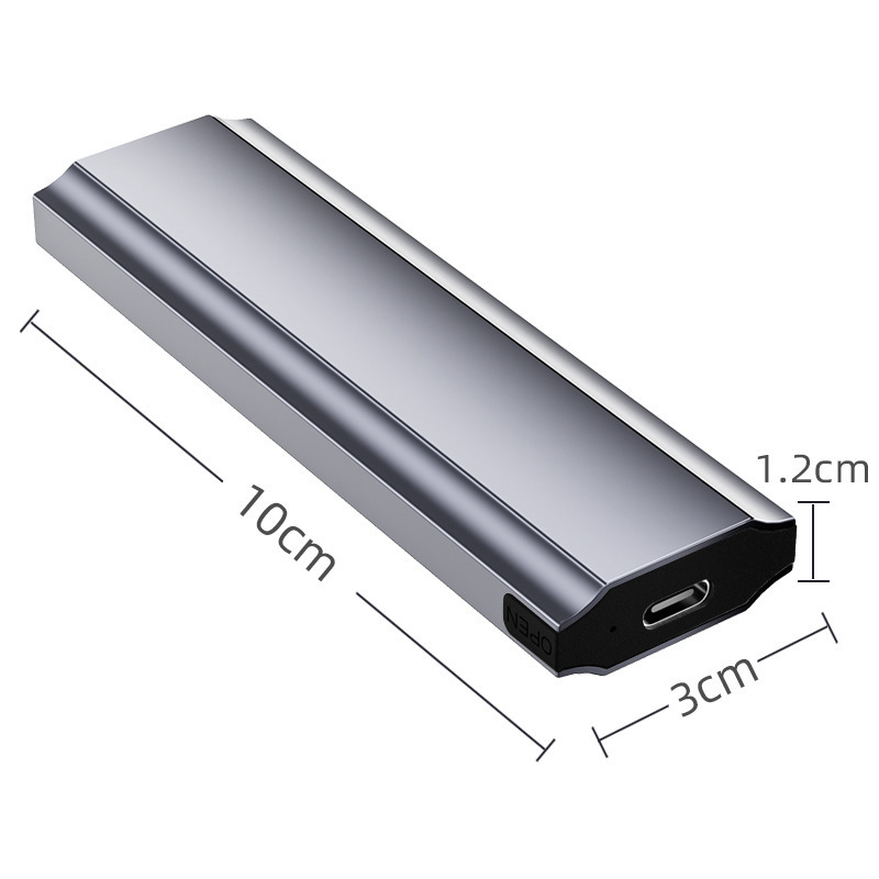 NGFF Hard Drive Enclosure - Gray