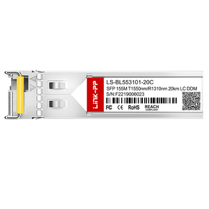 1550nm-TX/1310nm-RX Simplex LC 155M Bidi SFP 20km optisches Single-Mode-Transceiver-Modul - Product Image 3