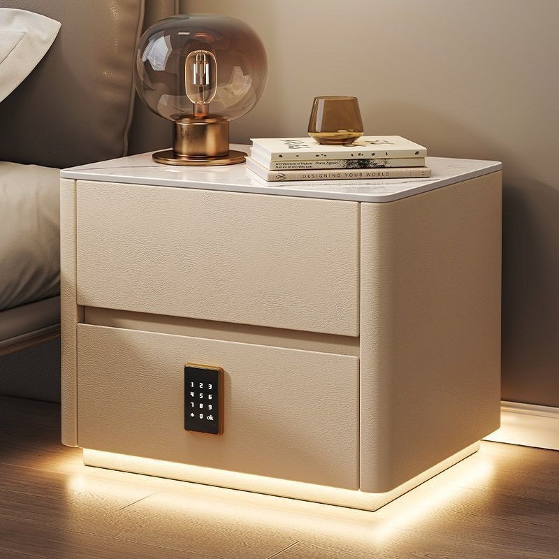 Luce con sensore intelligente color kaki, luce a tre colori, ricarica wireless, USB