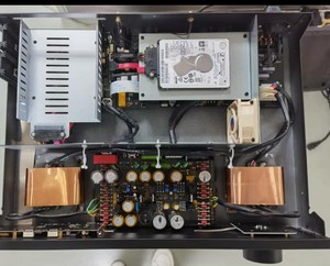 带触摸屏的流媒体音乐播放器DSD512 PCM768双硬盘网络音频播放器ESS9038PRO影音放大器数模转换器