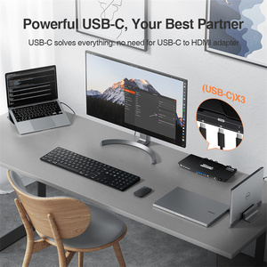 TESmart KVM Switch with 3 USB C <strong>Input</strong> Port 1 HDMI <strong>Output</strong> HDCP 2.2 L/R <strong>Audio</strong> Out HDR 10 EDID Type C 3X1 4K 60HZ KVM Switches - Product Image 5