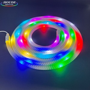 DC5V 12V 24V Rund licht Serie 1315 D13 D20 D22 D40 Wasserdichter Neon Flex 360 Grad LED Neonlichter 3D geflochten