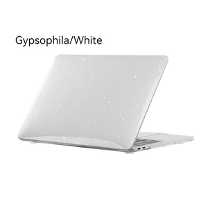 GypsophilaデザインカバーMacbookPro 13.3 13.6インチAir A1932/A2179/A2337、<span class=keywords><strong>Apple</strong></span>用ハードPC保護ケースラップトップスリーブ