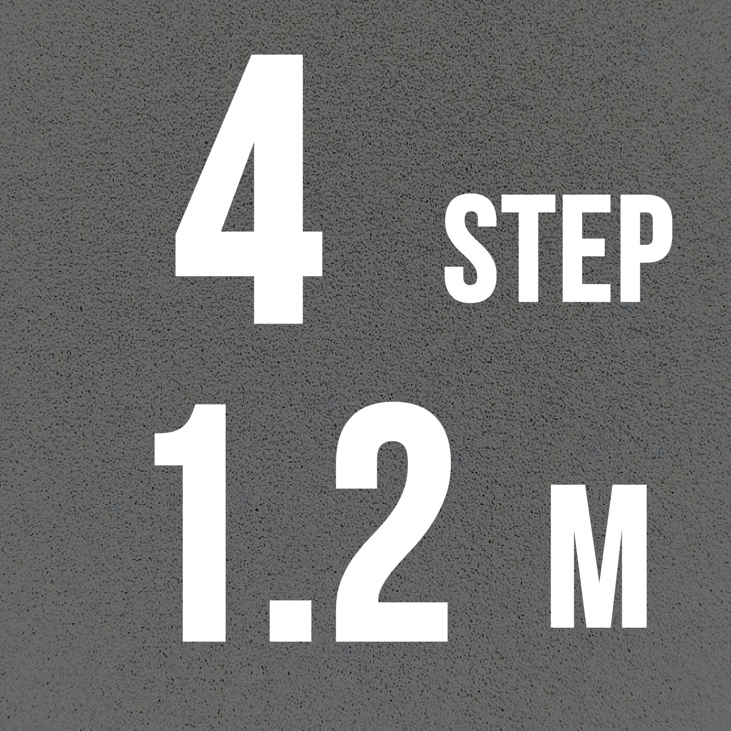4 steps 1.2m