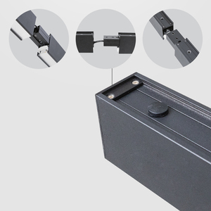 OEM/ODM UGR <16 1.2m avize Linkable LED lineer yüksek defne monte lamba aydınlatma armatürü - Product Image 5