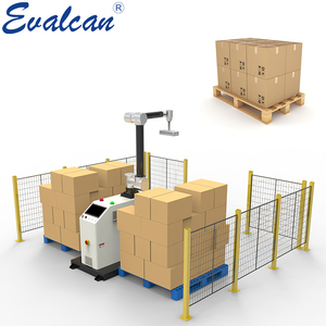 Robot paletizador automático de carga pesada, caja de cartón, paletizador apilable, máquina paletizadora robótica