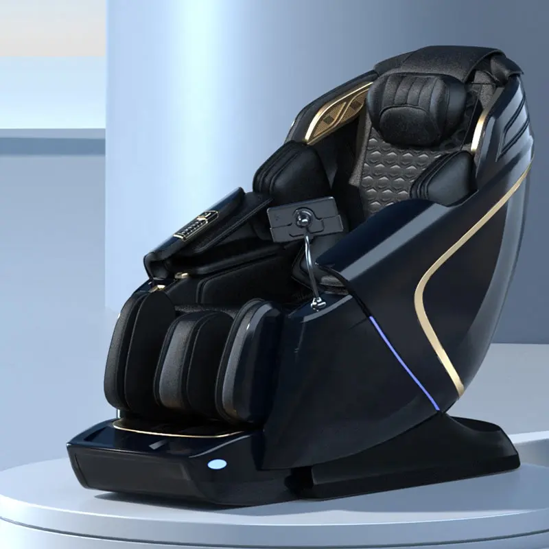 2024 New Arrivals Air Pressure Zero Gravity Heating Neck Back Shoulder Waist Buttock Foot Full Body Massage Chair 4D