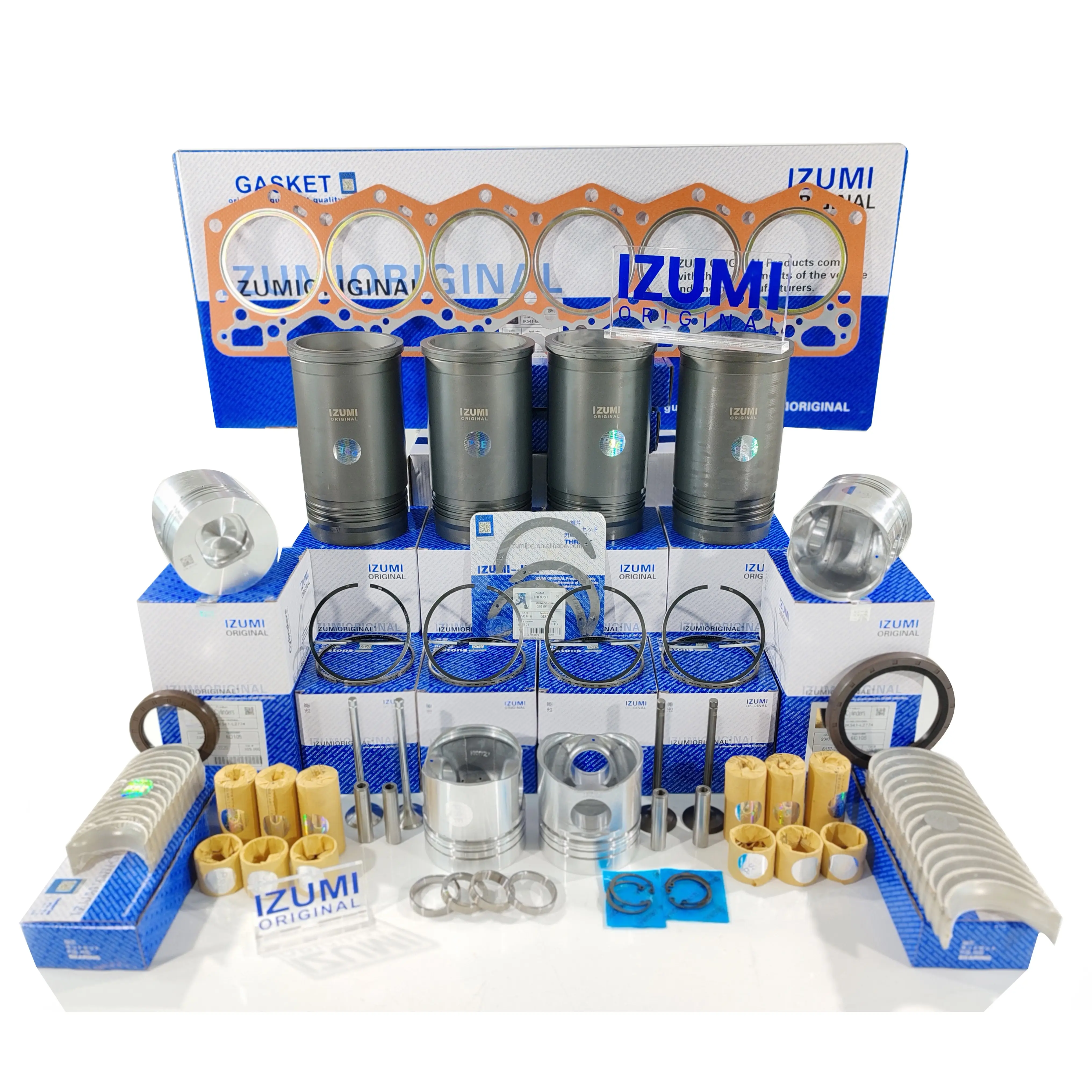 IZUMI Engine Spare Parts Repair Kit Piston Liner Cylinder Con Bearing Valve Gasket Overhaul Set New Sale For KOMATSU Forklift