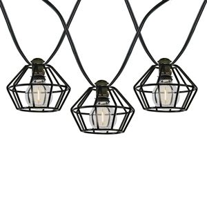 Per UL E12 G40 120V LED o luce a incandescenza 11FT 10LT 12*12*12 "con lampada a gabbia mantello palazzo per esterno 20AWG XTW filo