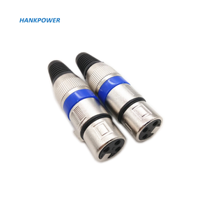 3 Pin XLR fiş XLR konnektör Metal kabuk XLR mikrofon jakı <span class=keywords><strong>3pin</strong></span> erkek dişi konektörler