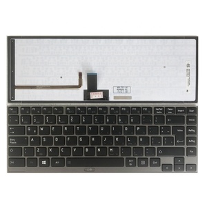 東芝用ラップトップノートブックキーボードZ830Z835 Z930 U800 U800w U840 U900 U920t U930U945ファンクションキー付きスペイン語SPバックライト - Product Image 1