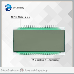 Fabrik preis lcd-bildschirm SJXD-44212 grau segment lcd display TN grau Positiv 3.0V kontrast reiche anzeige 7 segment - Product Image 2