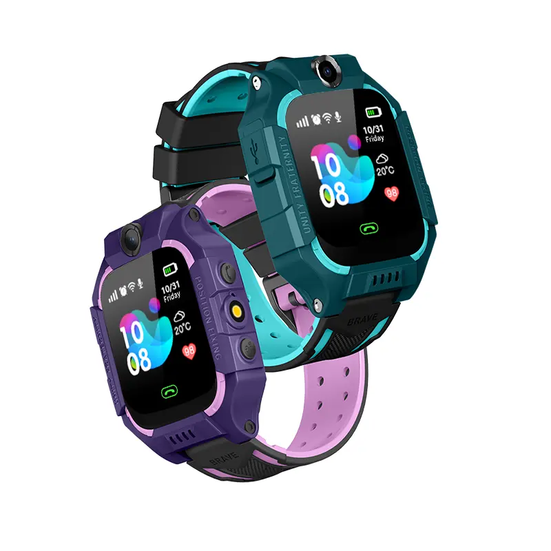 Smartwatch infantil com posicionamento antiperda, relógio inteligente com câmera 2g, rastreador fitness, chamadas sos