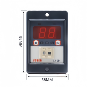 Controlador de temporizador digital de 2 pines, relé de retardo de tiempo de 8 pines para AC/DC 220V y 24V 0,1-9,9 minutos - Product Image 5