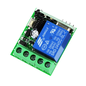 Small 1 CH Wireless Remote <strong>Control</strong> 433 MHz 315 MHz Garage Door Opener Receiver with Cover 12V DC Gate Application Learning Code - Product Image 5