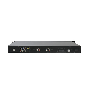 Venta superior Equipado con 2 entradas USB 1U Rack Reproductor de audio de 19 pulgadas con salidas de 2 canales seleccionables