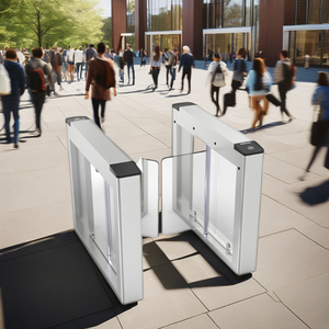ACS AUTO ShenZhen Luxus-Gesichts erkennung Fußgängersicherheits-Zugangs kontroll system Drehkreuz tor für Bürogebäude - Product Image 2