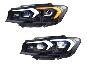 ชุดไฟหน้า LED สำหรับรถยนต์ BMW 3ชุด G80 G20 2019-2022โคมไฟหน้าสีอุณหภูมิ6000K สไตล์ใหม่สำหรับรถ G28 - Product Image 5