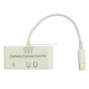 3 in 1 USB <span class=keywords><strong>Camera</strong></span> Connection Kit Speicher Micro Kartenleser Für iPad Iphone iOS 11