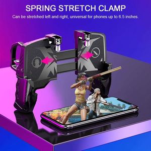 スマートフォン用K21ボタントリガーチキン機器を食べるiosAndroid電話シューティングゲームコントローラーL1R1キーパッド - Product Image 4