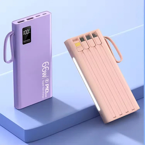 PD 22.5W Super Fast Charging High Capacity 40000mAh Portable Power Bank with Charging Cable 5 <strong>Output</strong> 3 <strong>Input</strong> - Product Image 2