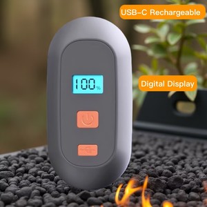 Barloong gl1010 cao cấp không thấm nước nhựa BBQ ánh sáng LED nướng ánh sáng USB-C có thể sạc lại hiển thị kỹ thuật số nối dài khung - Product Image 2