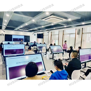 HUSHIDAインタラクティブティーチングタッチスクリーン5565758286インチスマートボードインタラクティブホワイトボード学校用 - Product Image 5