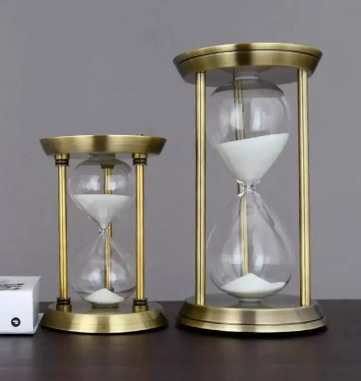 Гальваническая Металлическая Рамка Песочные часы подарок для детей Домашние настольные песочные часы украшение песочные часы