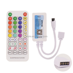 RGB-Controller SP613E Fernbedienung Smart RGB LED-Streifen Bunte Musik synchron isation APP IR 38-Tasten-Fernbedienung RGB/RGBW-Dimmer-Controller