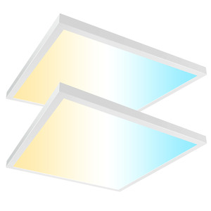 Modern beyaz alüminyum kenar 50W 120V LED Panel AYDINLATMA ev ofis için renk sıcaklığı anahtarı ile kolay kurulum - Product Image 1