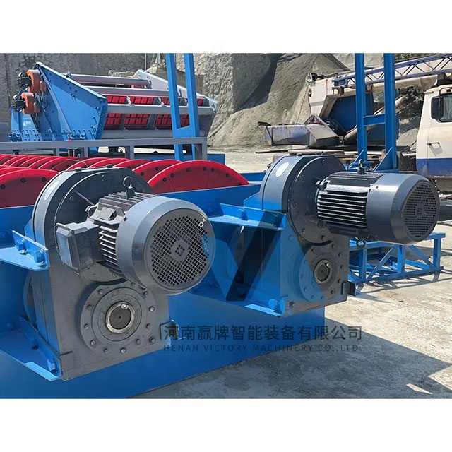 Heißer Verkauf 50 Tonnen pro Stunde mobile Spiral vibrations sieb Sand waschanlage
